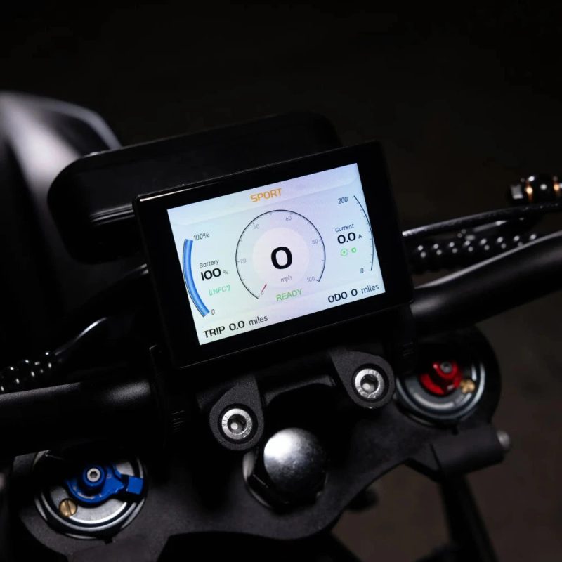 Altis Sigma electric dirtbike Display