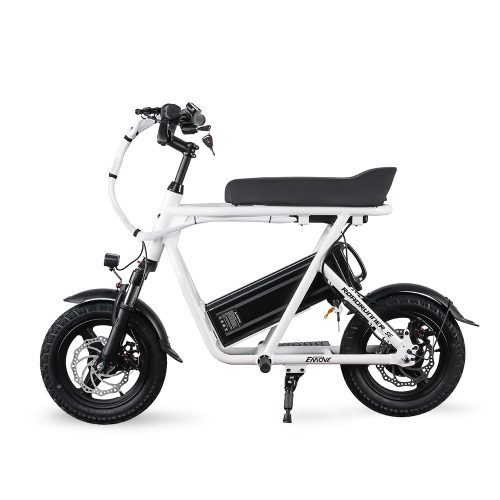 EMOVE RoadRunner SE Ultra Light-Weight Seated Electric Scooter Bike White