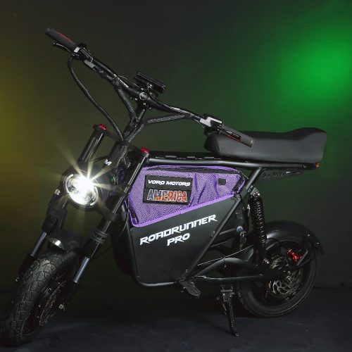 medium pizza bag purple roadrunner pro on scooter landscape view