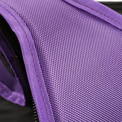 medium pizza bag roadrunner pro close up material handle view purple