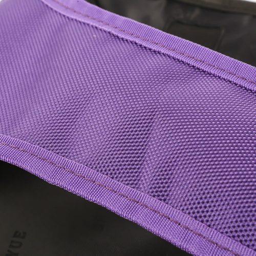 medium pizza bag roadrunner pro close up material view purple