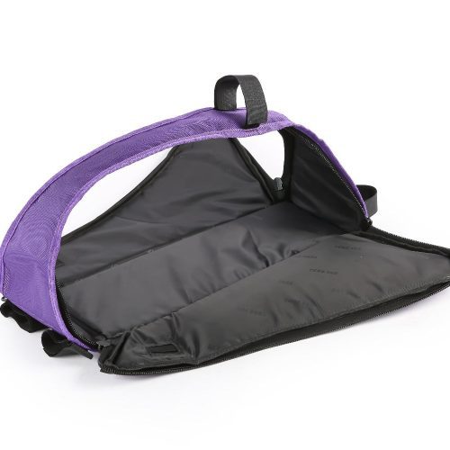 medium pizza bag roadrunner pro opened view purple