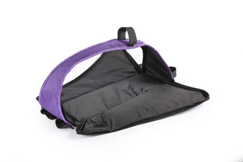 medium pizza bag roadrunner pro opened view purple