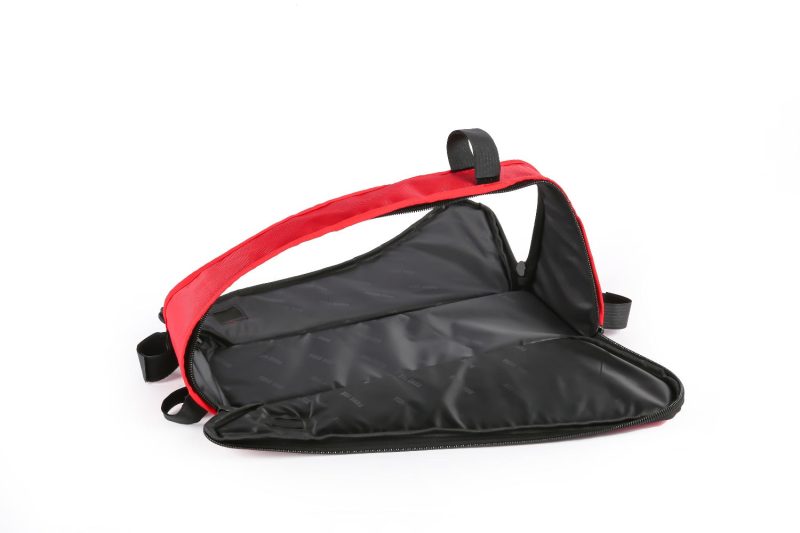 medium pizza bag roadrunner pro opened view red