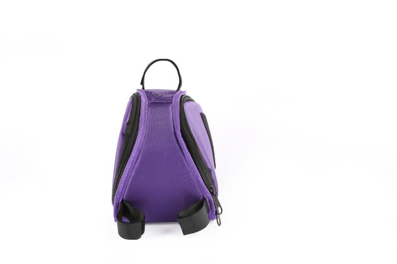 medium pizza bag roadrunner pro rear view purple